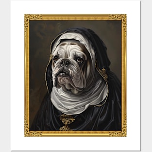 Bulldog - The Noble Nun (Framed) Posters and Art